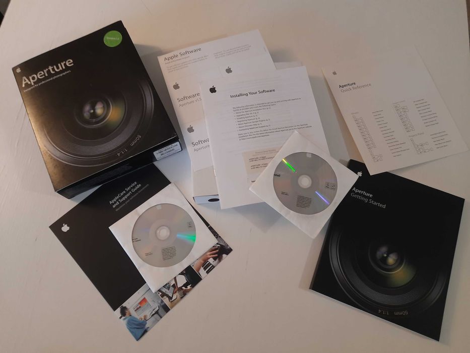 RARO - Software Antigo Apple Macintosh APERTURE 1.5