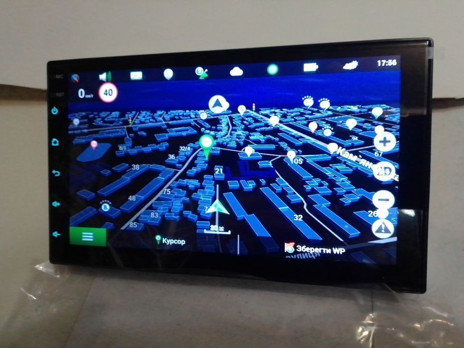 Автомагнітола 7",андроїд 4/64,навітел,кулер,єврофішка