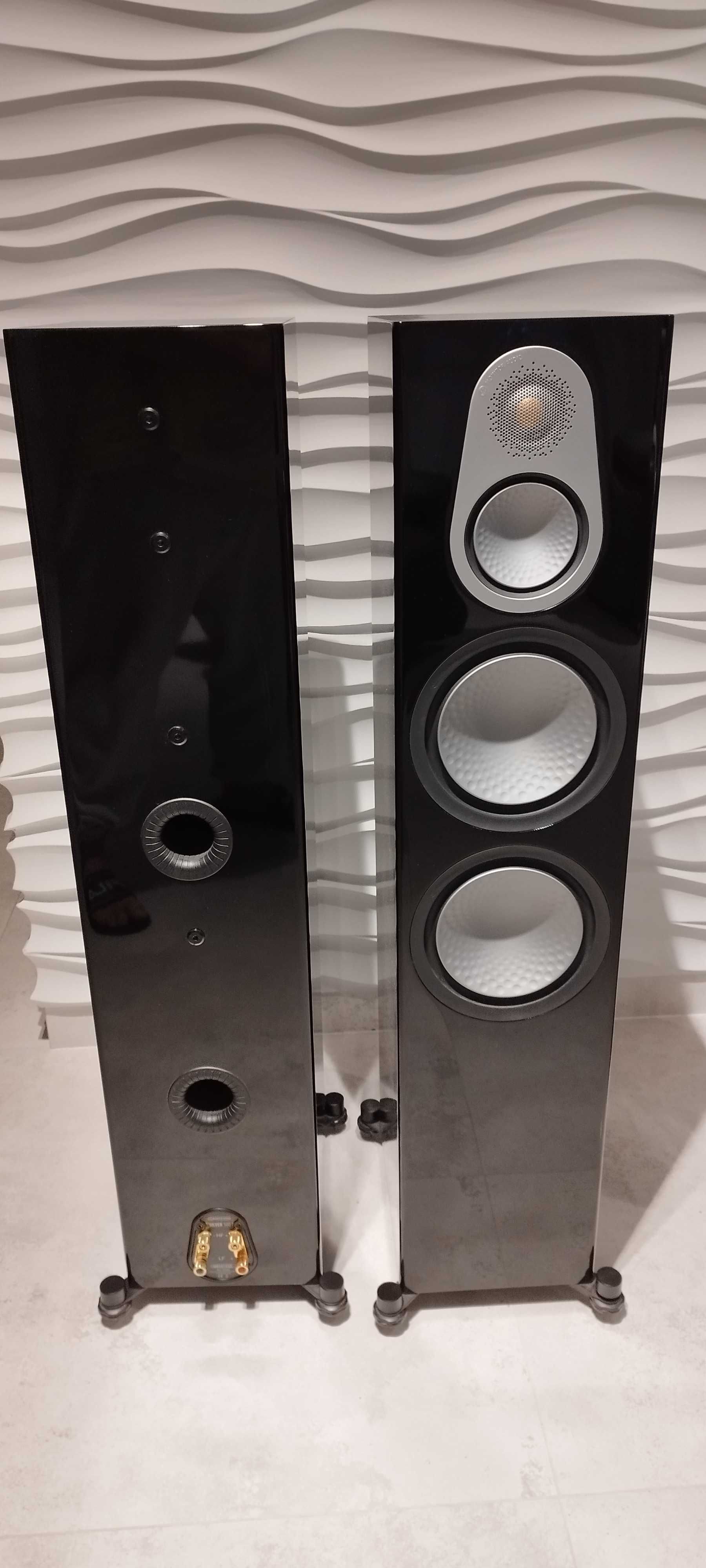 Kolumny Monitor Audio Silver 500 kolor czarny fortepianowy