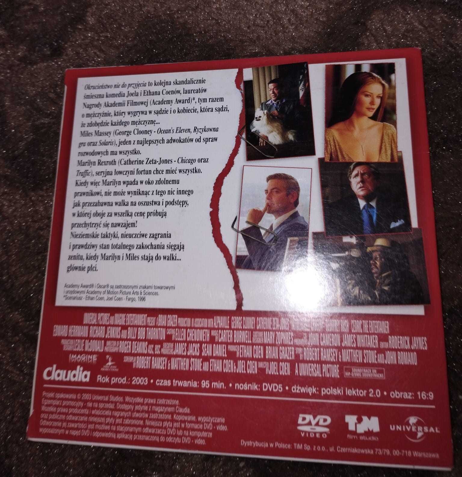 Okrucieństwo nie do przyjęcia, George Clooney, film, płyta dvd