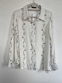 Shein koszula damska biała kwiaty r.XL