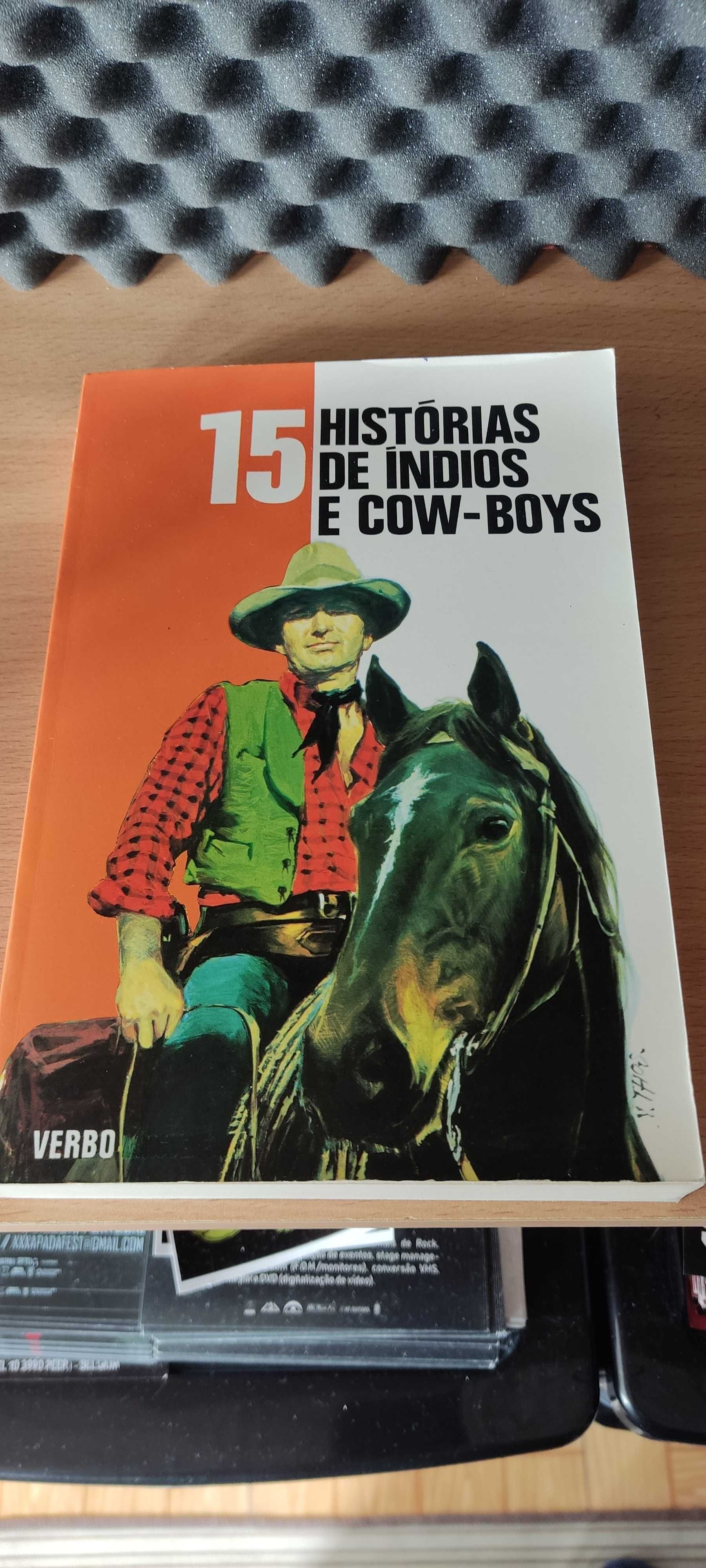 Livro "15 Histórias de Índios e Cow-Boys" (Verbo)