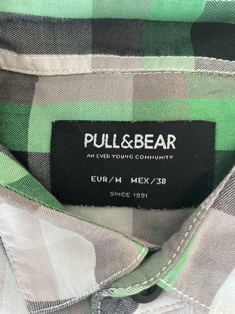 Camisa xadrez homem pull&bear