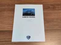 Prospekt katalog folder LANCIA DEDRA - 1992 r. -