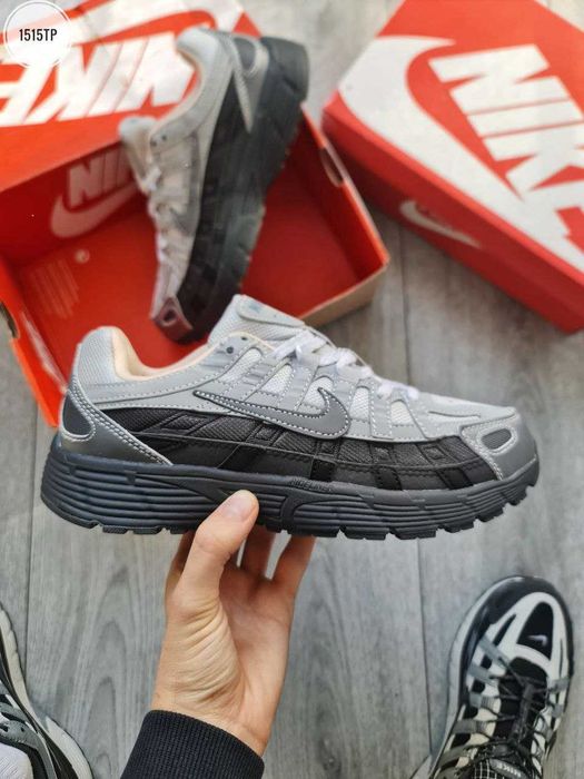 Чоловічі кросівки Nike P-6000 сірий з чорним 1515TP ТОПЧИКИ