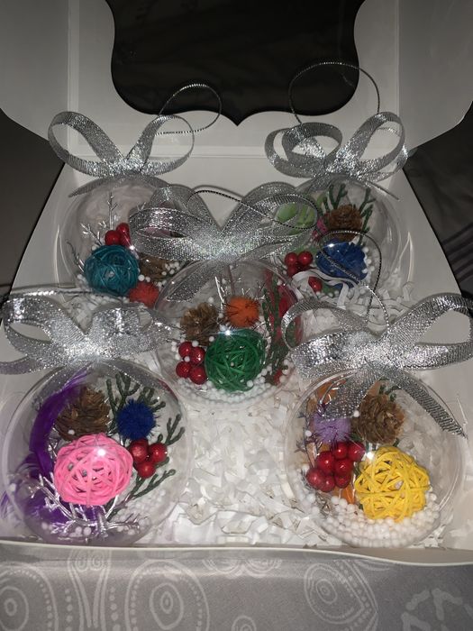 Новорічні прикраси на ялинку