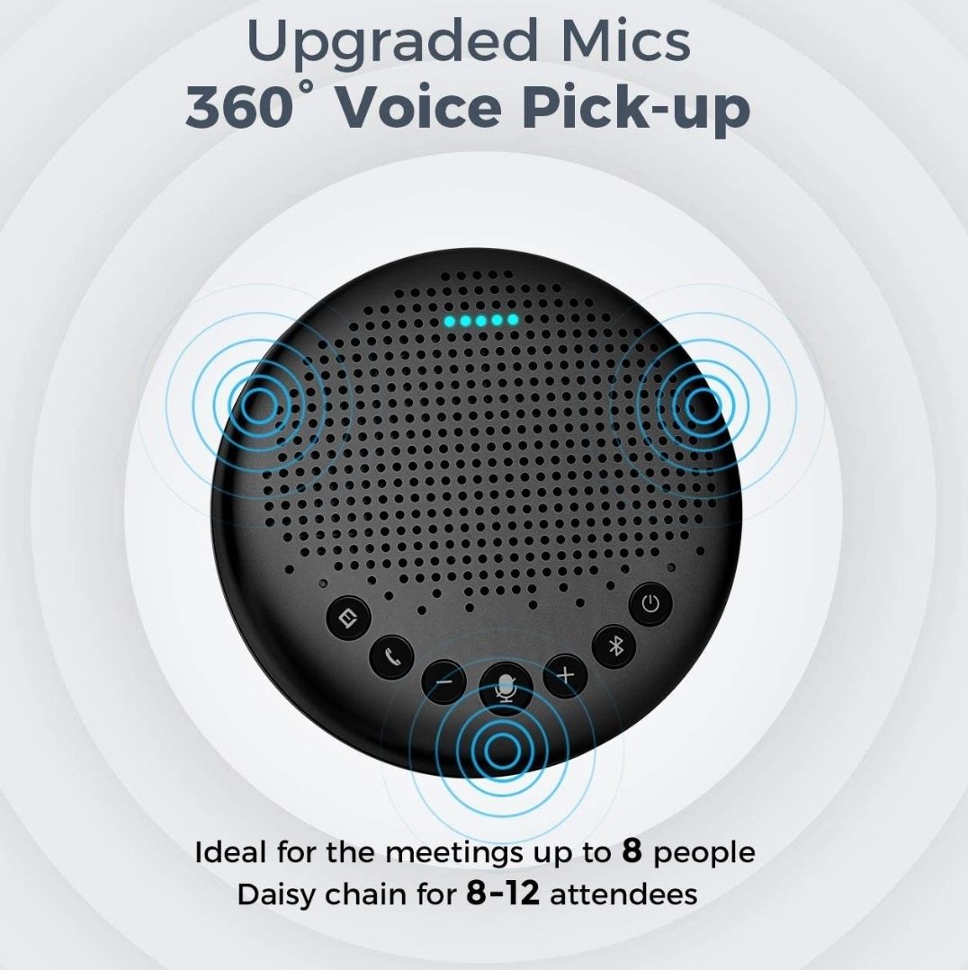 Bluetooth-динамик eMeet Luna с микрофоном и алгоритмом шумоподавления