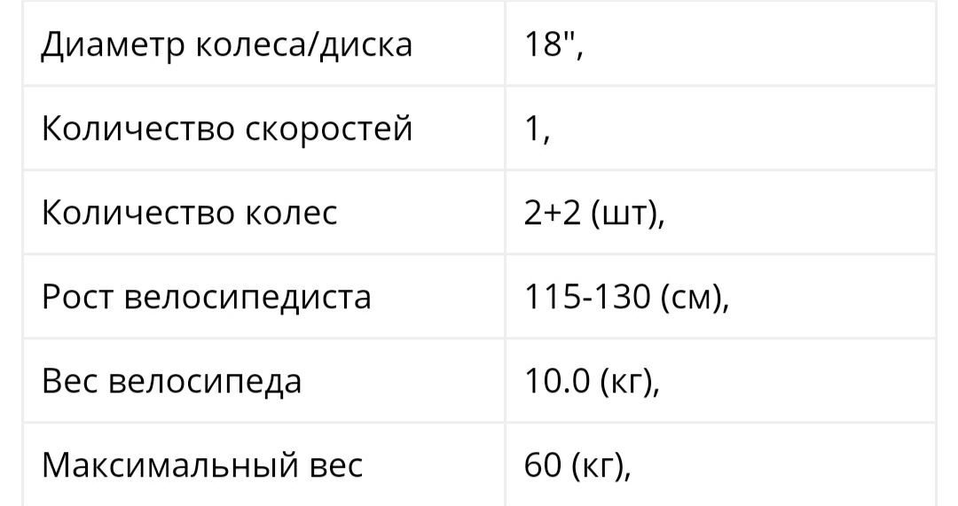 Детский велосипед