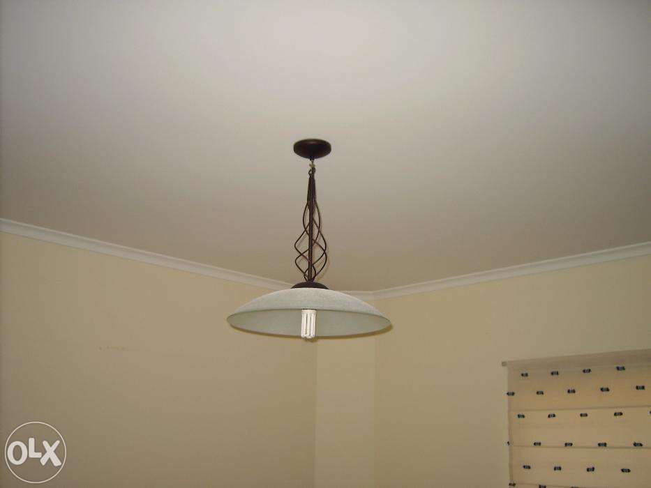 Candeeiro de tecto mais dois apliques