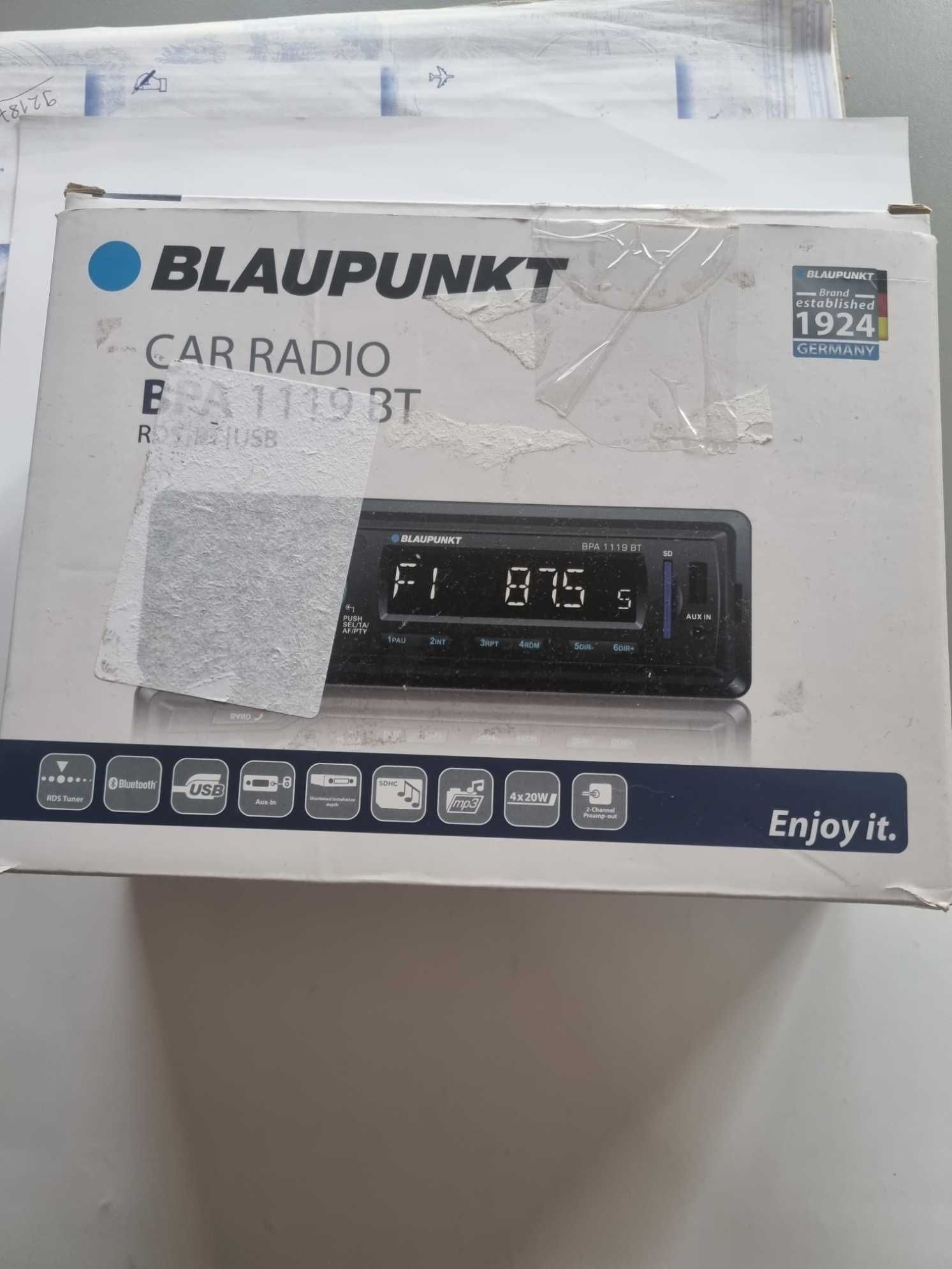 Blaupunkt BPA1119BT Radio samochodowe NOWE