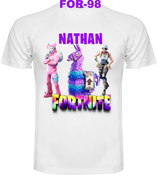 Koszulka Fortnite z imieniem NATHAN T-shirt rozm. 146-152 cm