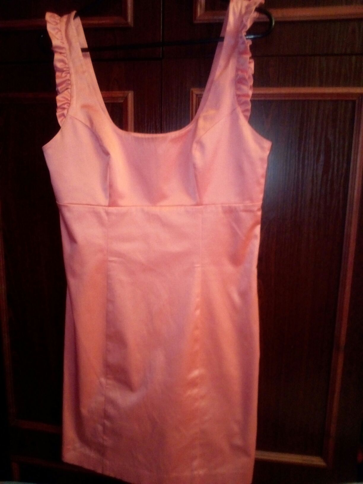 Sukienka satynowa rozowa 36/38 + gratis sukienka MOHITO i bluzka Orsay