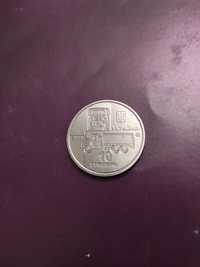 Продам коллекционную монету 10 Гривень