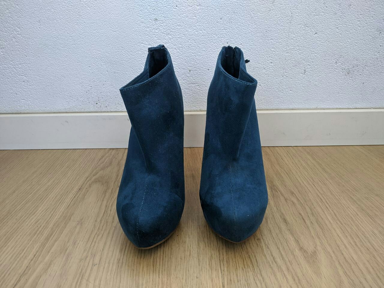 Botins azul turquesa