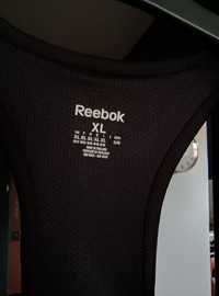 Reebok Playdry koszulka bokserka treningowa xl czarna ze stanikiem