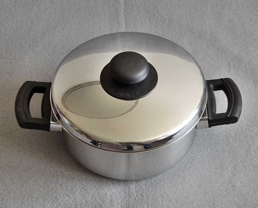 Niemiecki garnek FISSLER 20cm o pojemności 2,5l, z pokrywą