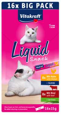 Vitakraft Cat Liquid Snack паста, смаколик,  для котиків, уп 16шт.