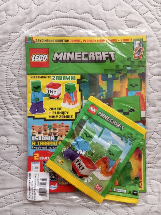 Klocki Lego minecraft tułacz rycerz wyrzutnia