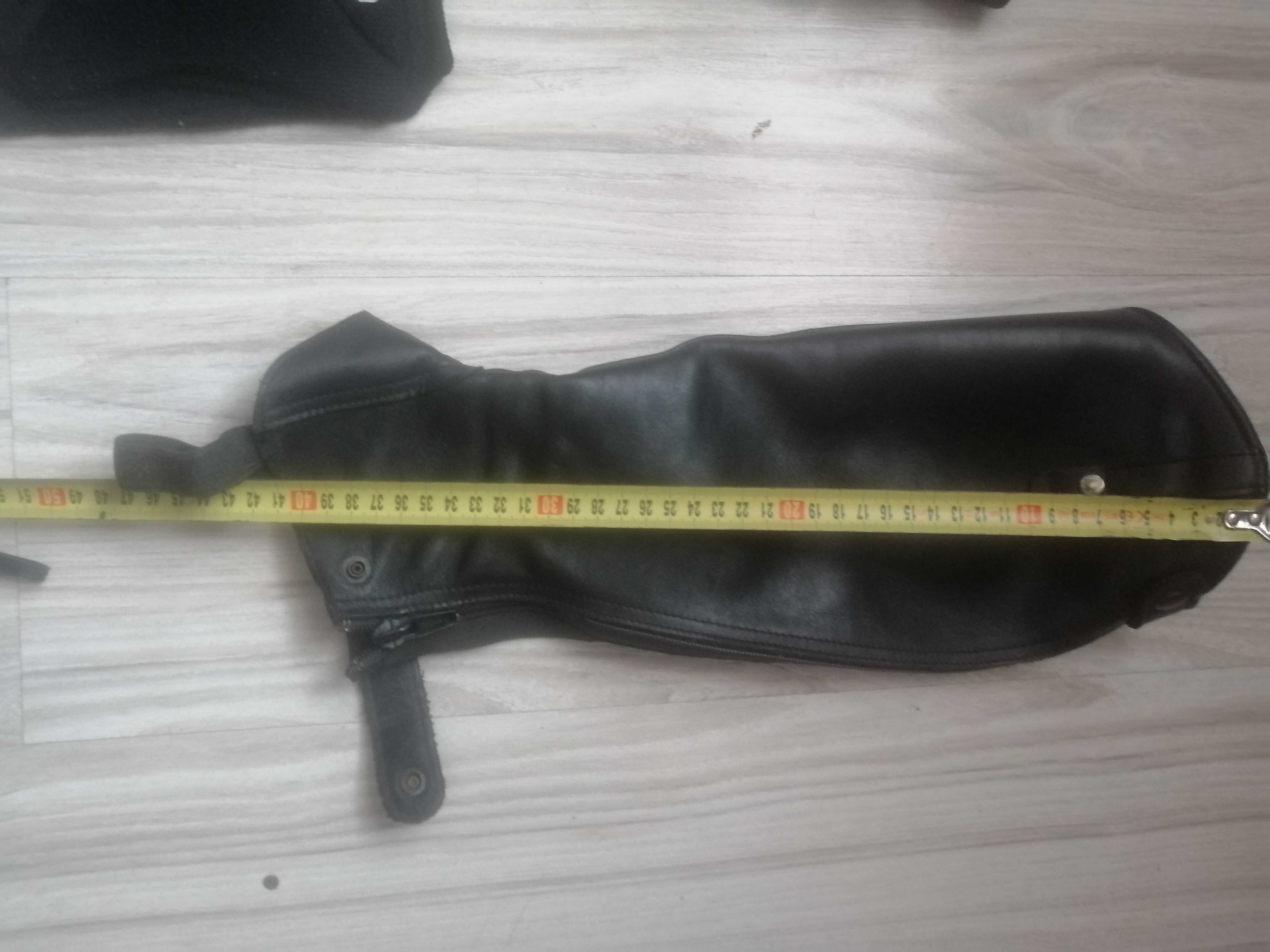 Sztylpy czapsy jeździeckie skórzane Opti XS - S