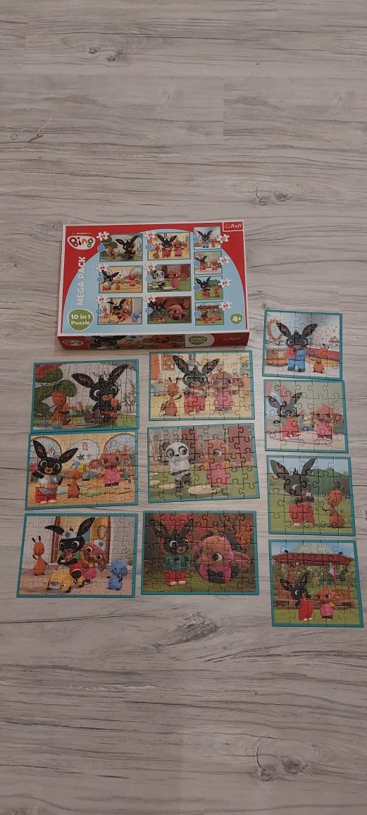 Mega okazja puzzle dla dziewczynki 3+4+5+