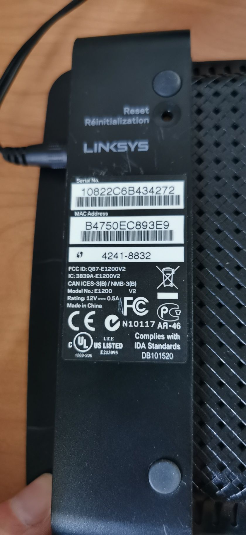 Router Linksys E1200