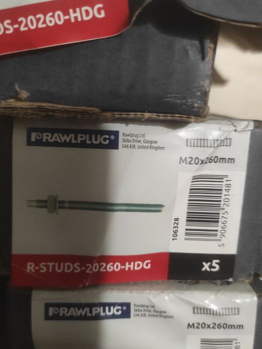 Pret Metryczny gwintowany 20mm na 260mm