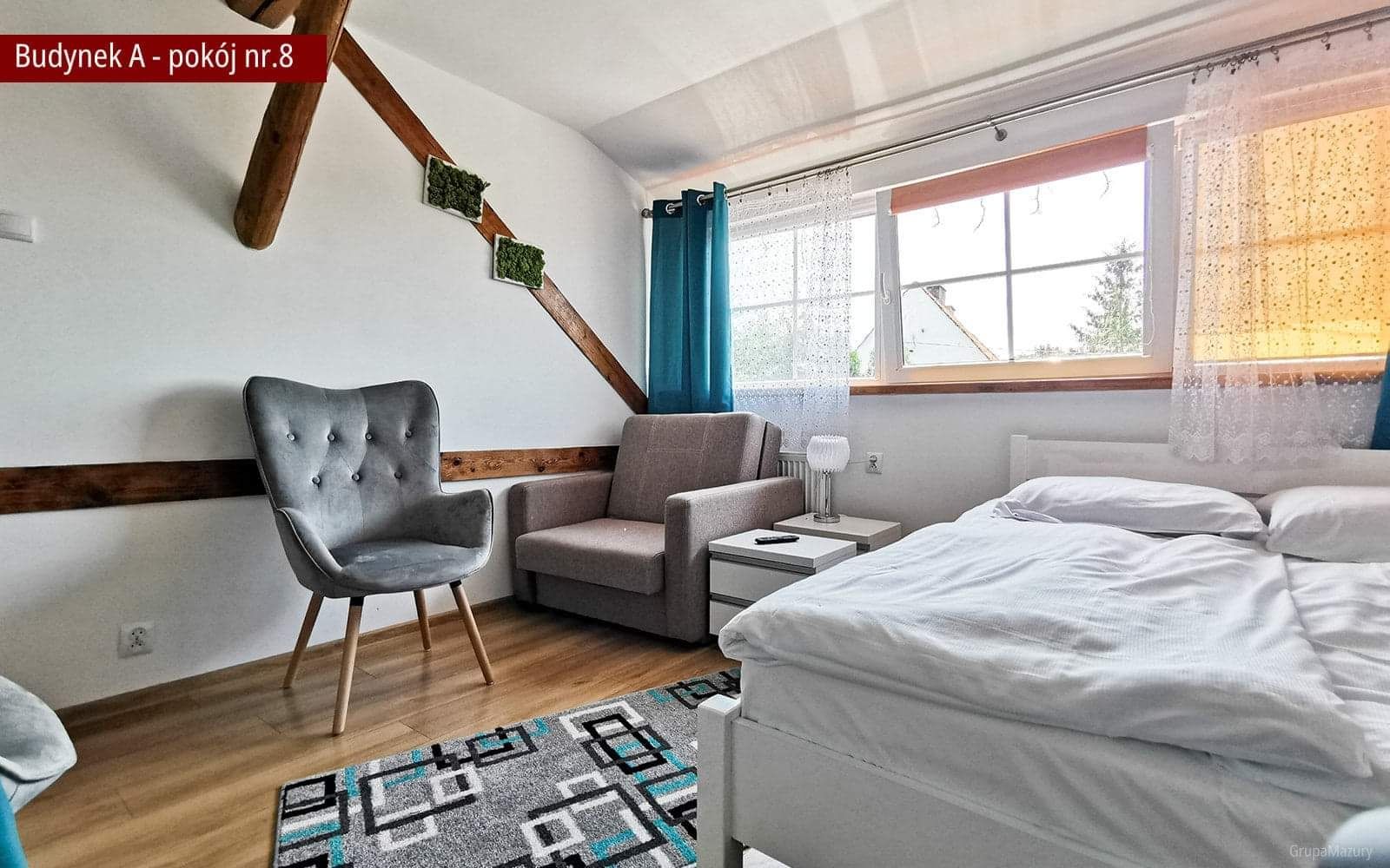 Wolne Pokoje 2/3/6os  jezioro sauna jacuzzi plaża nocleg