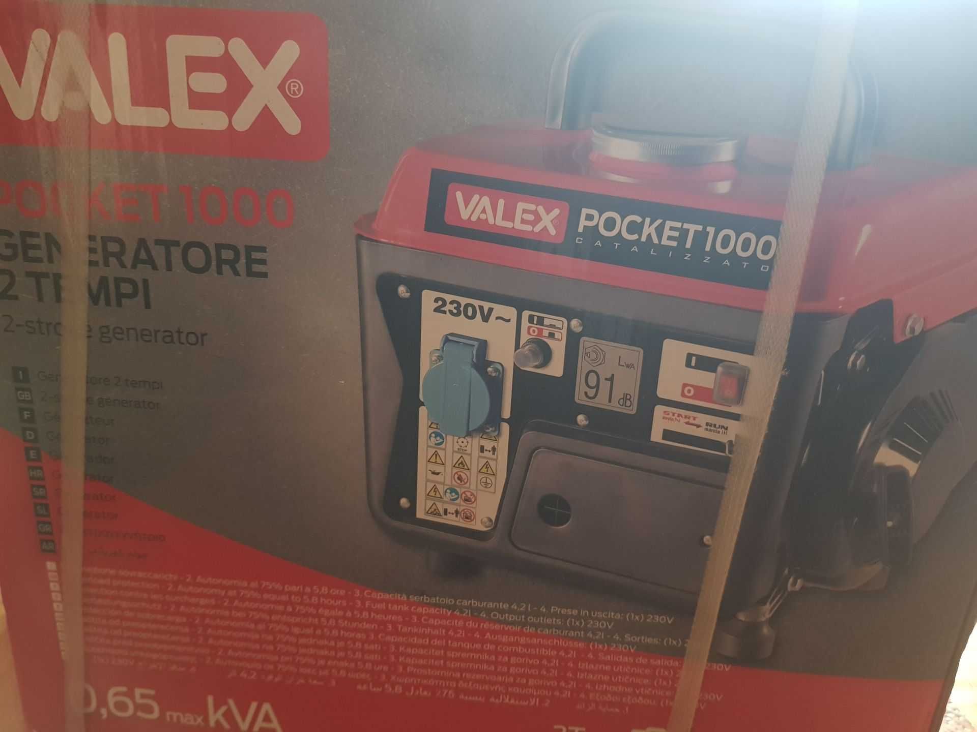 Generator prądu 2-suwowy 1,0 kW agregat