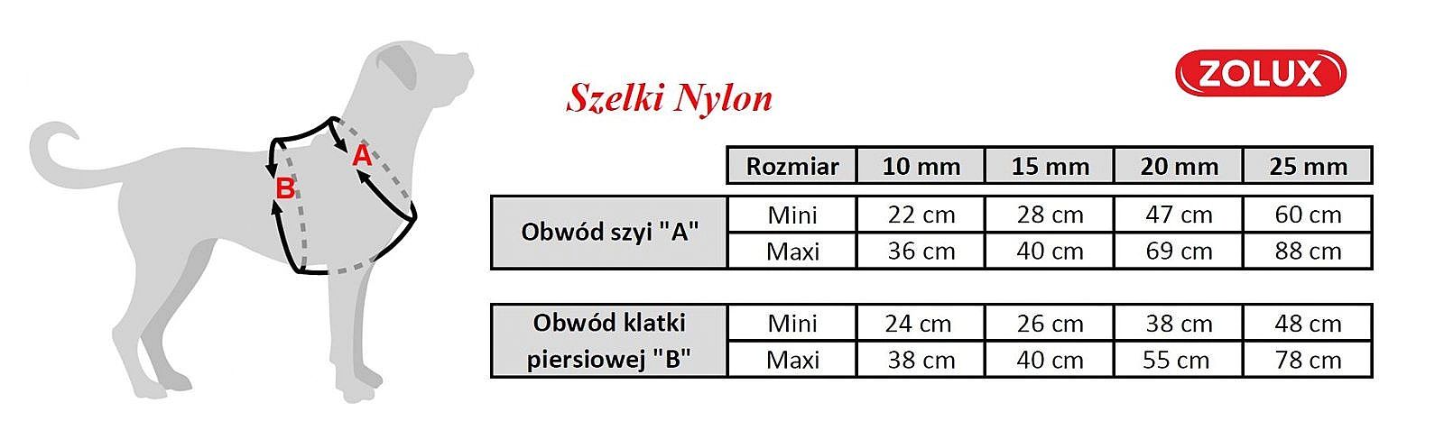 Zolux Szelki Guard spacerowe regulowane Xl 25mm