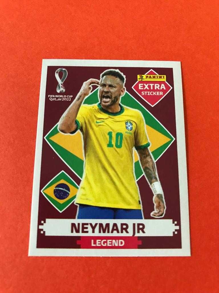 Extra Sticker Neymar JR Base Mundial Qatar 2022