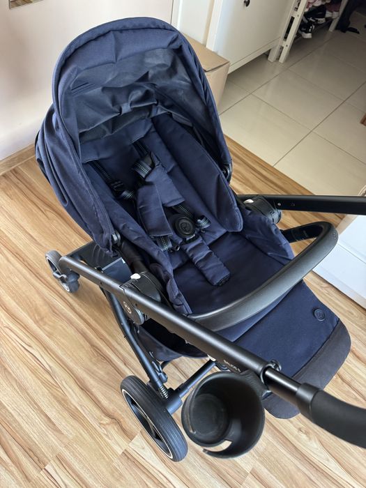 Wózek cybex balios s lux navy blue zestaw parasolka śpiworek uchwyt