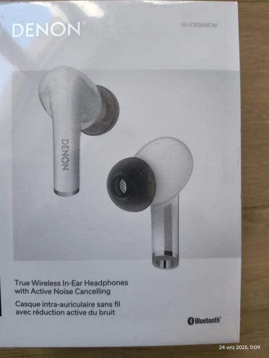 Denon AH-C830NCW bezprzewodowe słuchawki dokanałowe