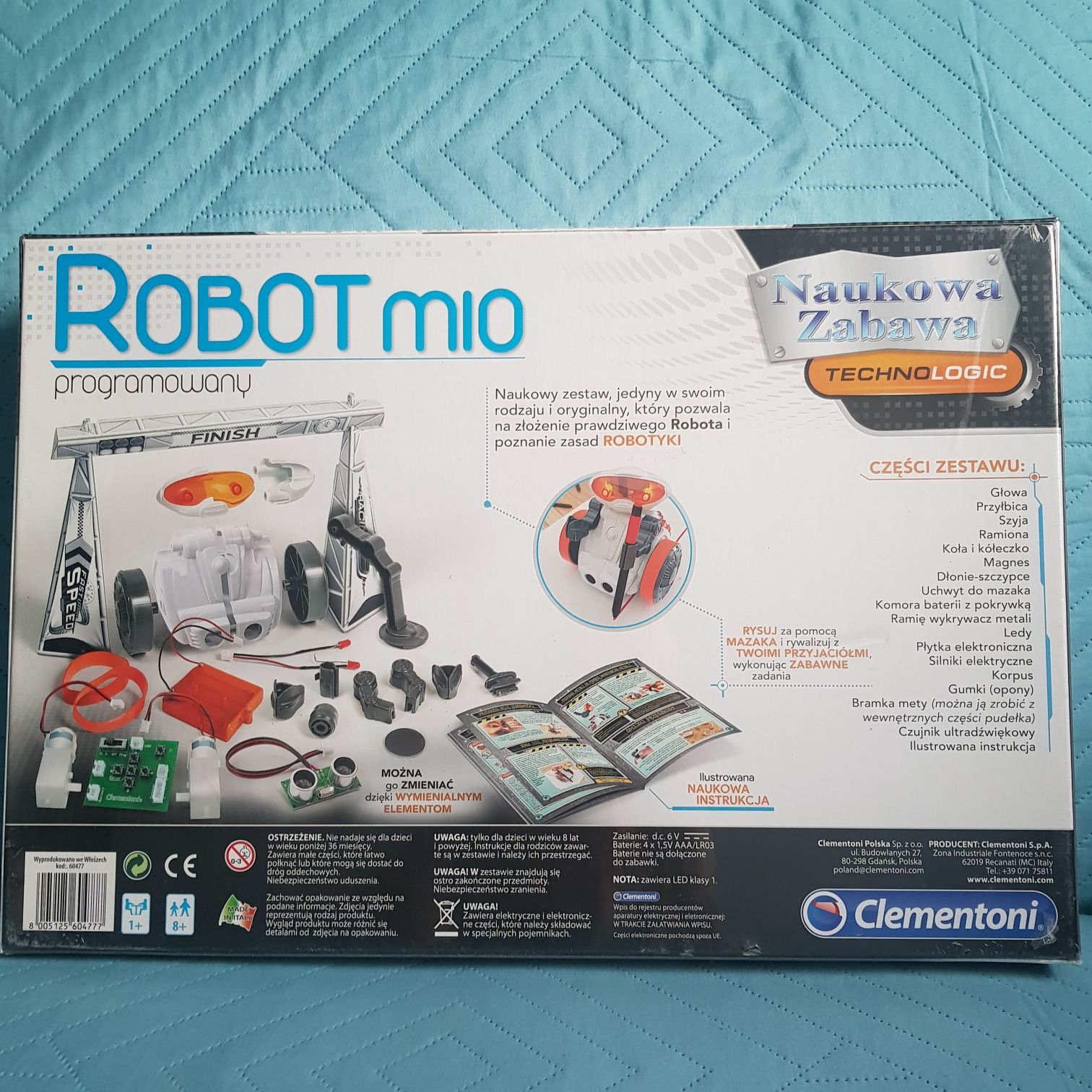 Robot edukacyjny MIO programowany Clementoni, wiek 8+