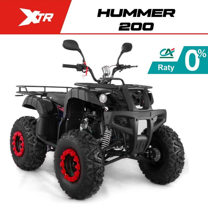 XTR Inny QUAD 200 XTR HUMMER 250 odśnieżarka pług transport RATY 0% gratisy