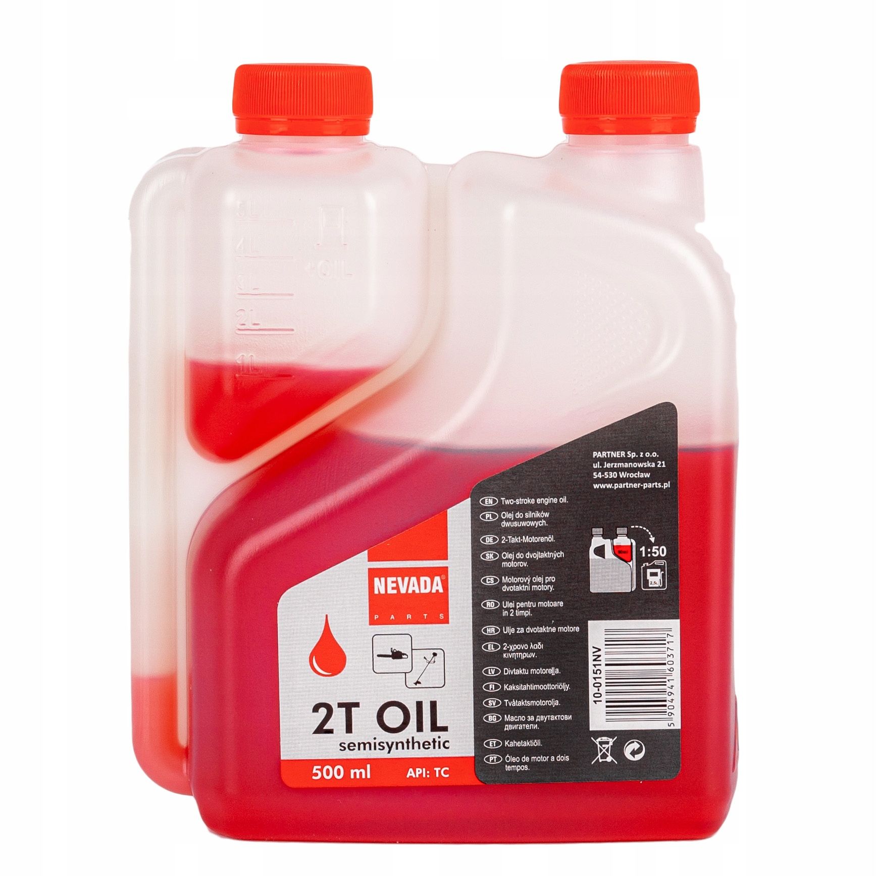 Olej do kosy piły spalinowej do mieszanki 500ml (KOS23)