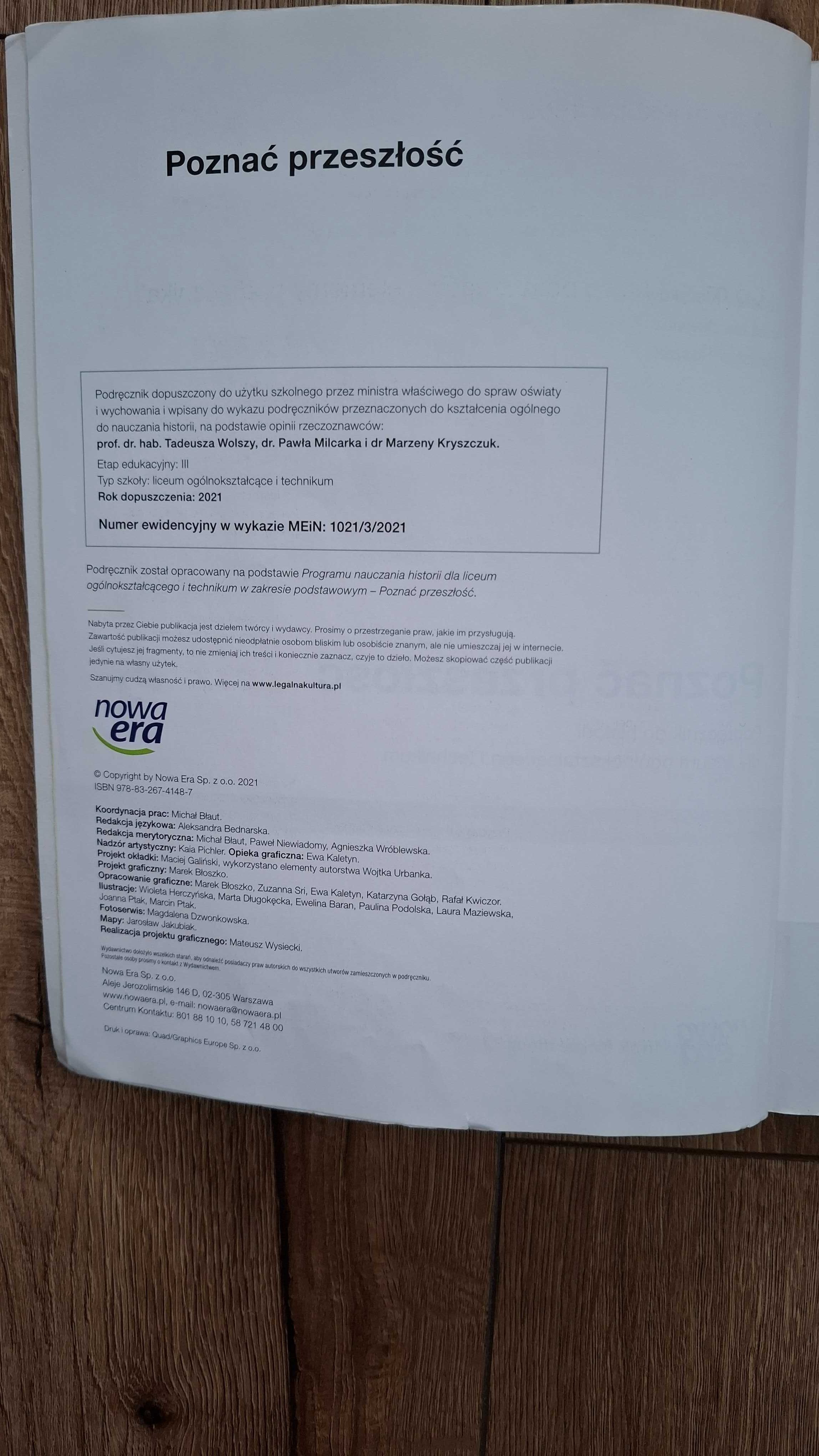 Poznać przeszłość 3 zakres podstawowy.