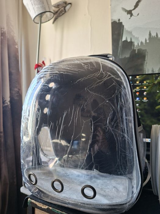 Plecak dla kota tylko możliwość przyjechania