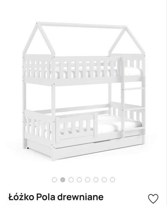 Łóżko piętrowe 80x160 z szufladą NOWE