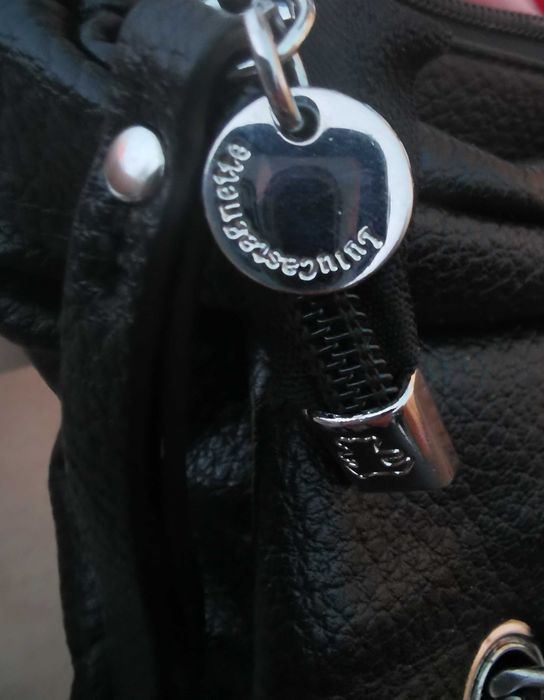 Lulu Castagnette czarna listonoszka ala chanelka