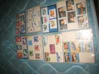 coleçao de selos com o tema desportos varios paises
