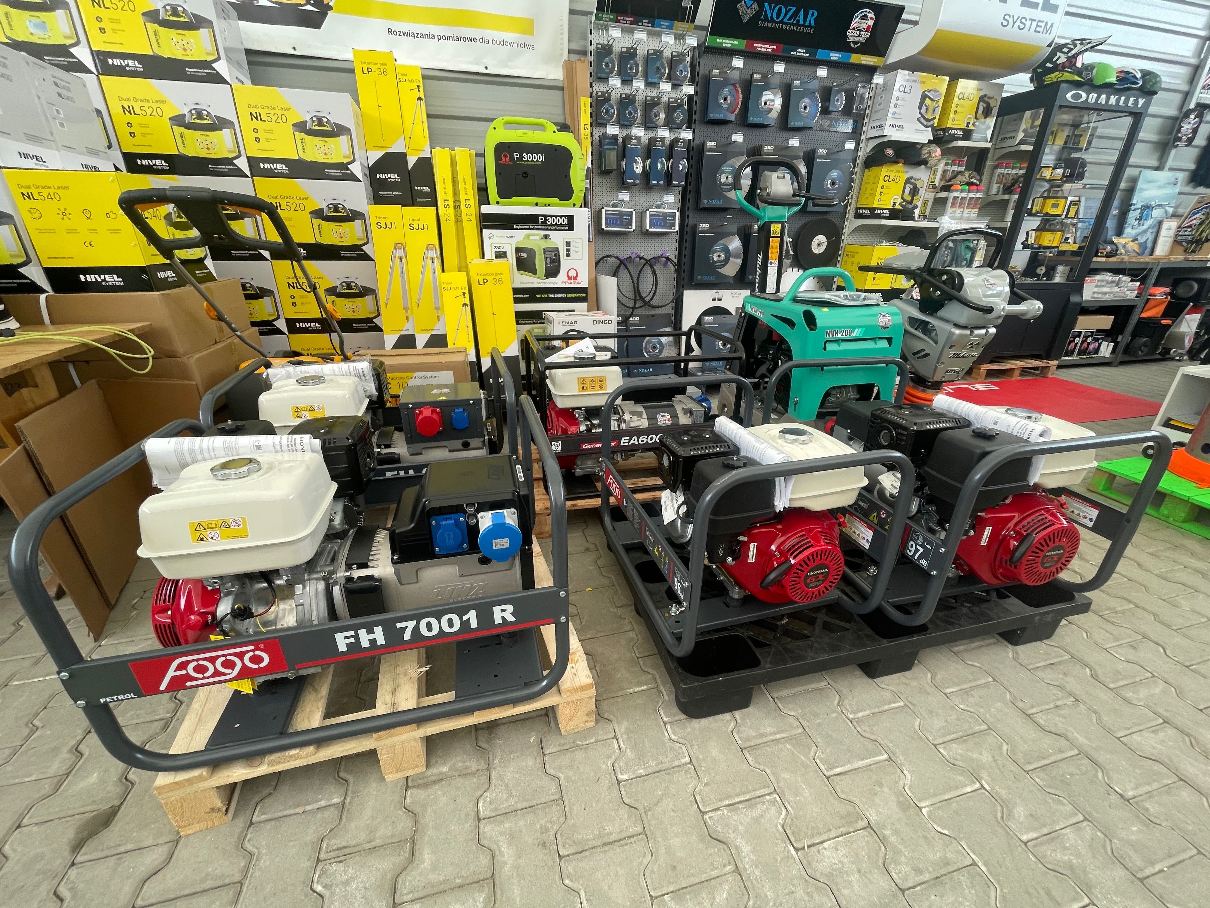 Agregat prądotwórczy Fogo FH 9000 R /AVR stabilizacja Honda GX Nowy FV