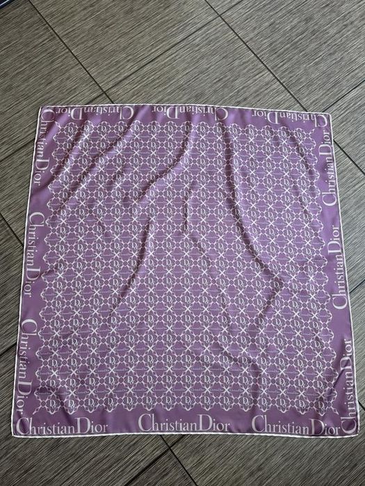 Шовкова хустка christian dior, шовк, шов роуль
