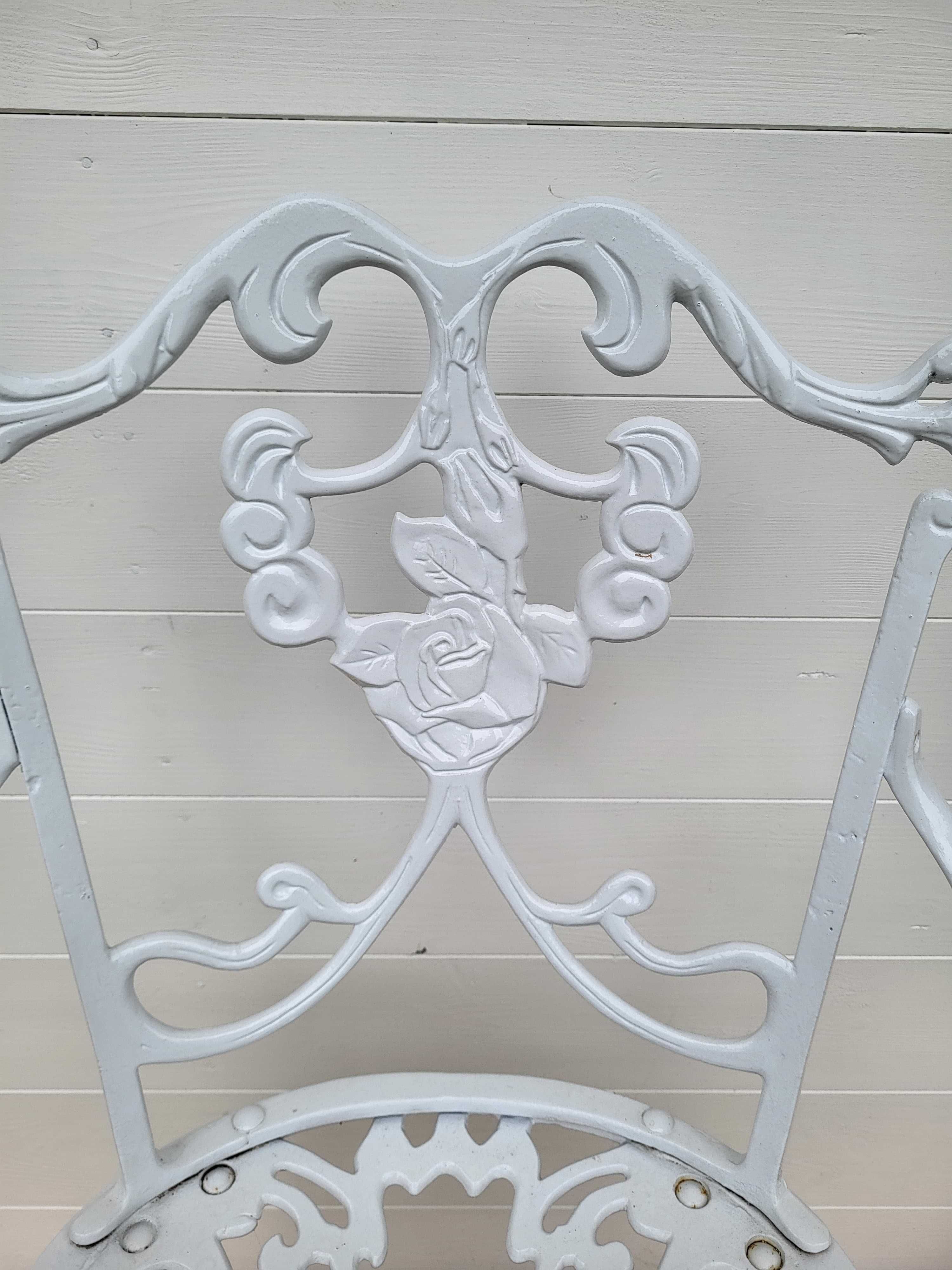 Zestaw aluminiowych mebli ogrodowych. Odnowiony, unikatowy ekskluzywny