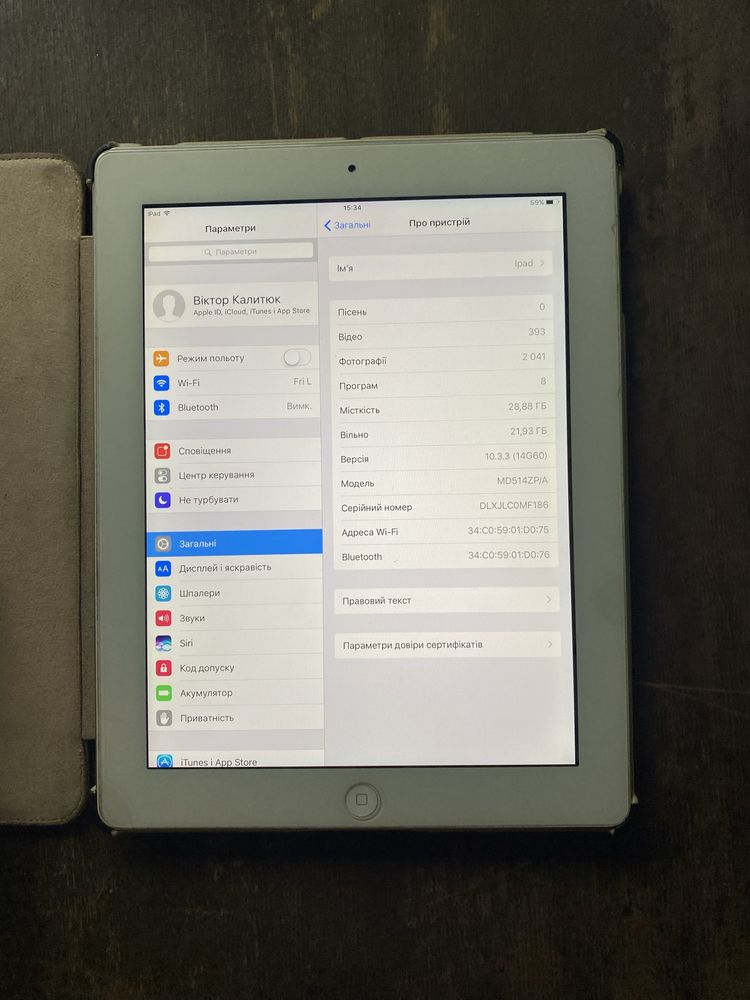 Планшет Ipad 4