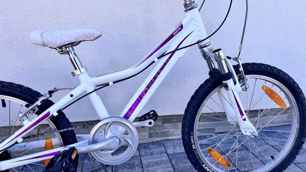 Gwarancja rower Giant koła 20” dla dziewczynki ok4-7 lat