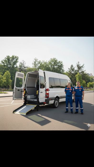 Перевезення та транспортування лежачих та сидячих  хворих