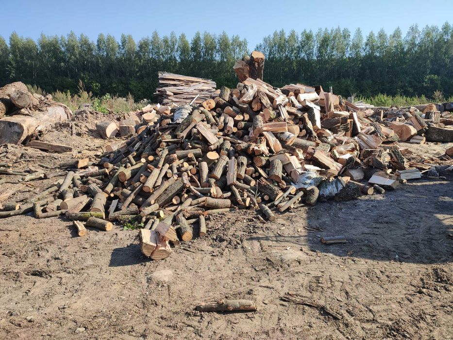 Drewno opałowe twarde łupane