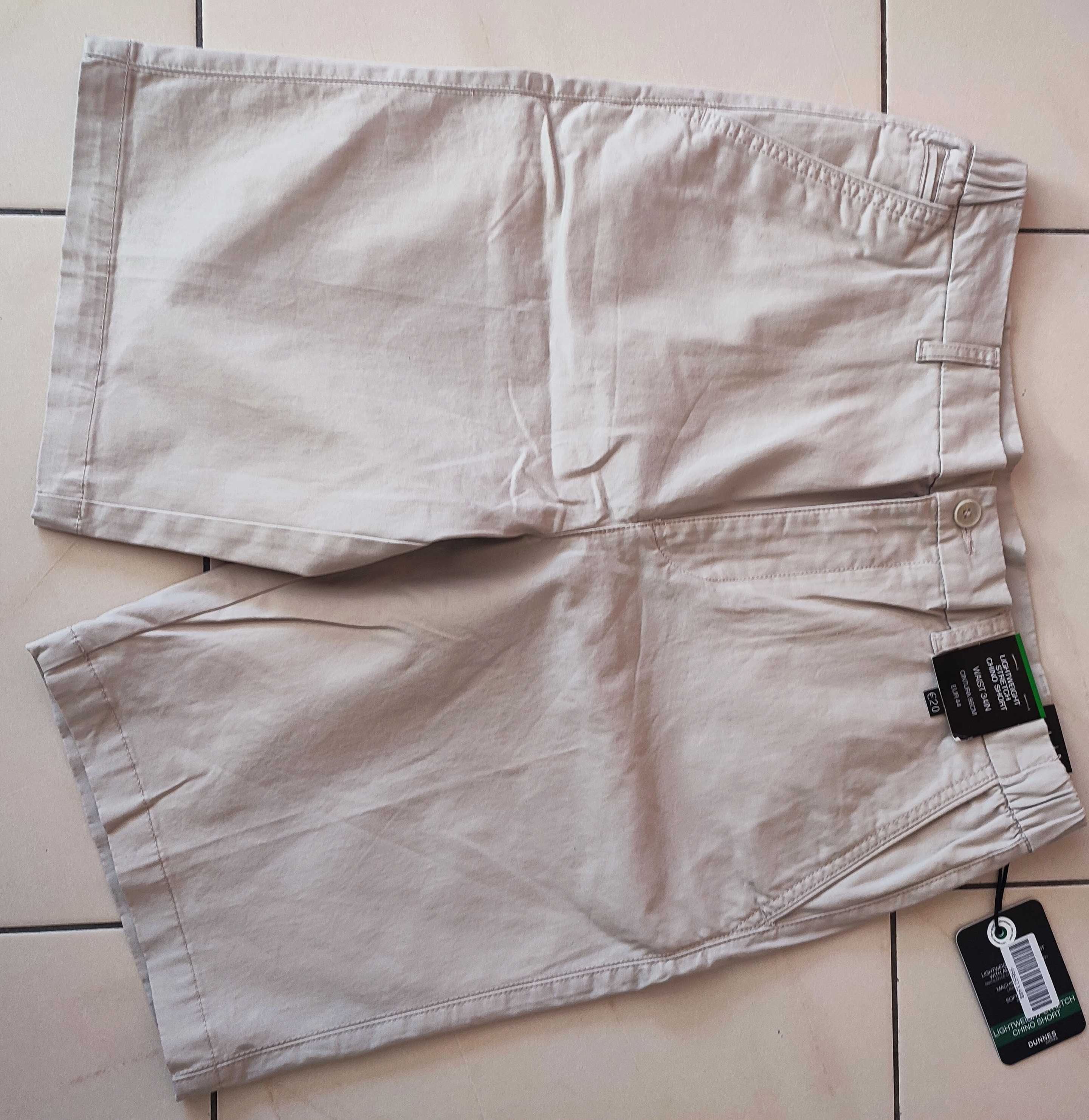 Dunnes stores elegancki szorty krótkie spodnie przed kolana r 34/ 86cm