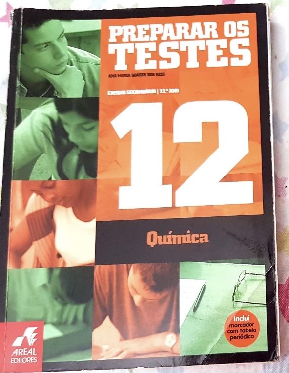 Livro apoio aos exames 10º/11º ano testes 12º ano Fisico-Quimica e Qu