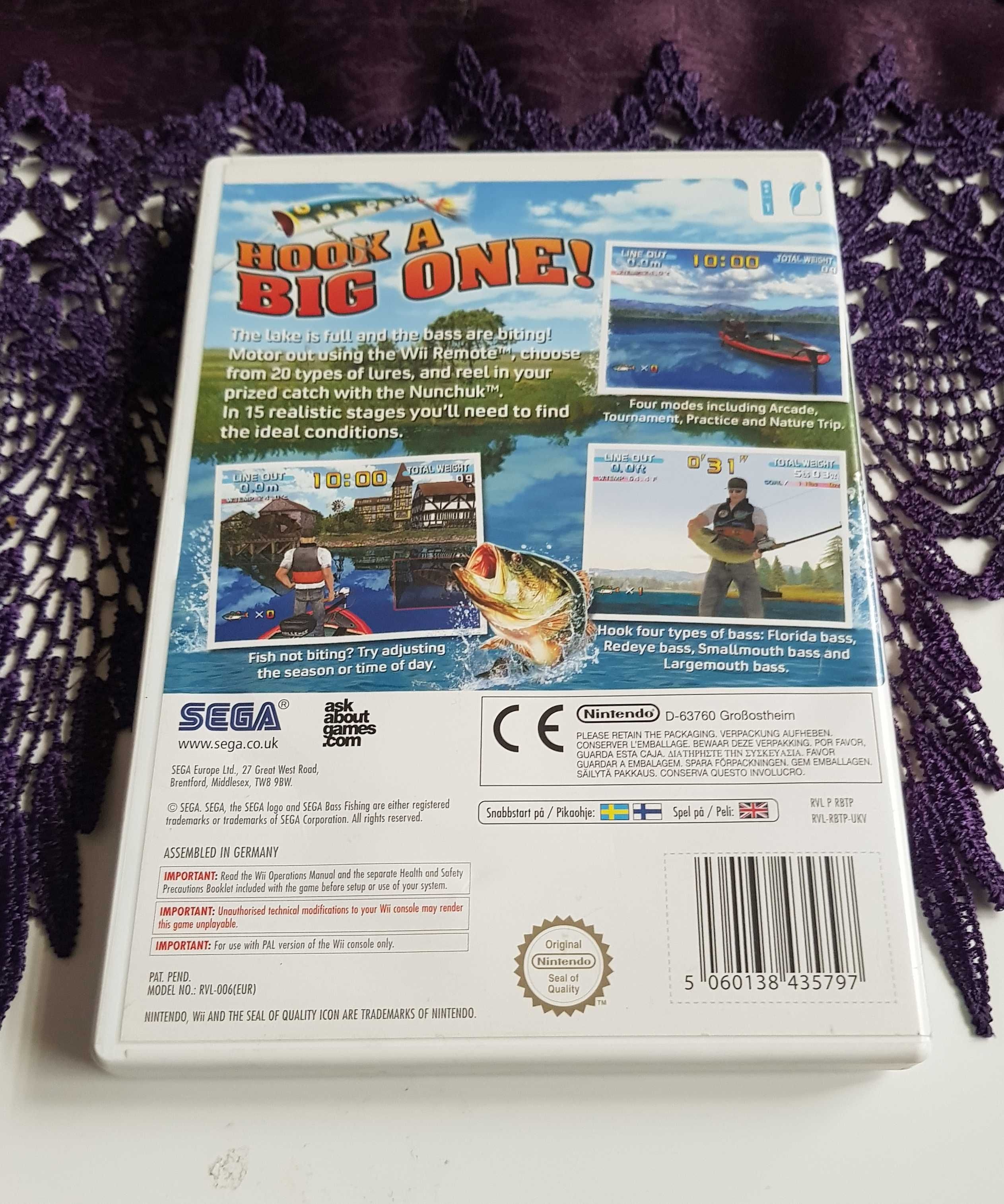 Gra Sega Bass Fishing Nintendo Wii